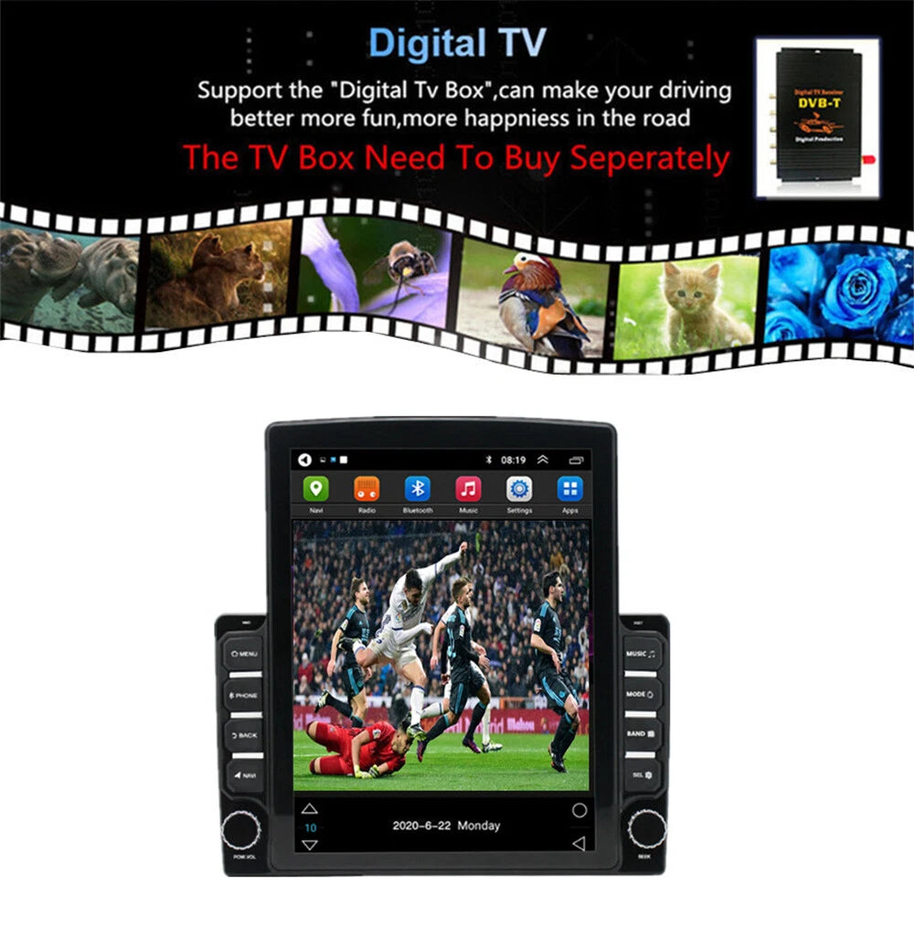 9.7'' Carplay Stereo Radio GPS Navigation for Ford Ka (2008-2014)