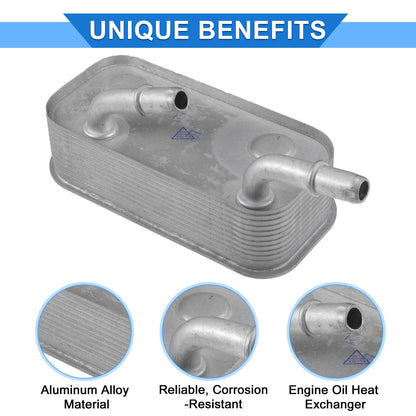 Engine Oil Cooler with Seals for BMW 325Ci 330Ci (2001-2006)