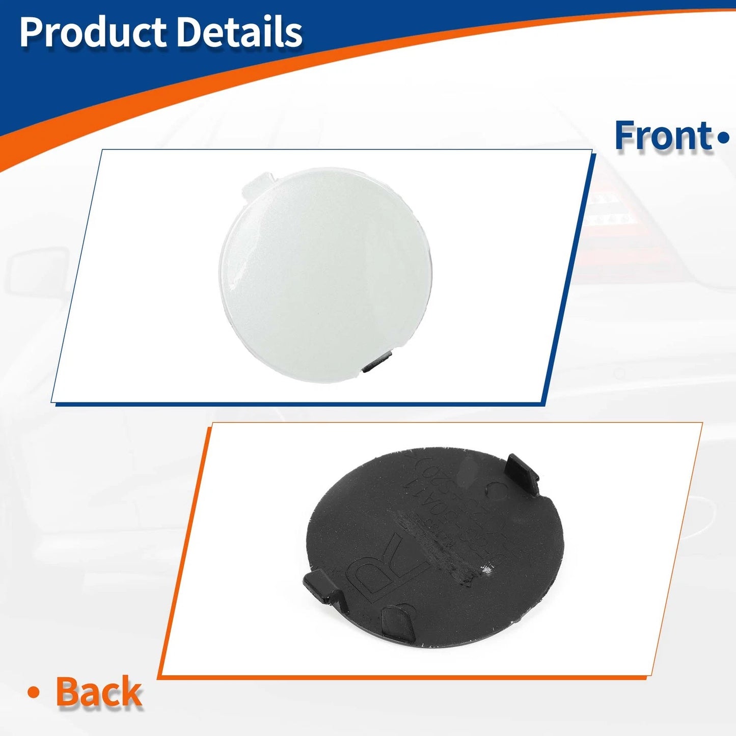 Tow Hook Cover for Mazda CX-3 (2016-2021) - Crystal White Pearl
