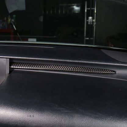 Real Carbon Fiber Console Storage Box Strip Trim for 2013-2018 Lexus IS250 IS350
