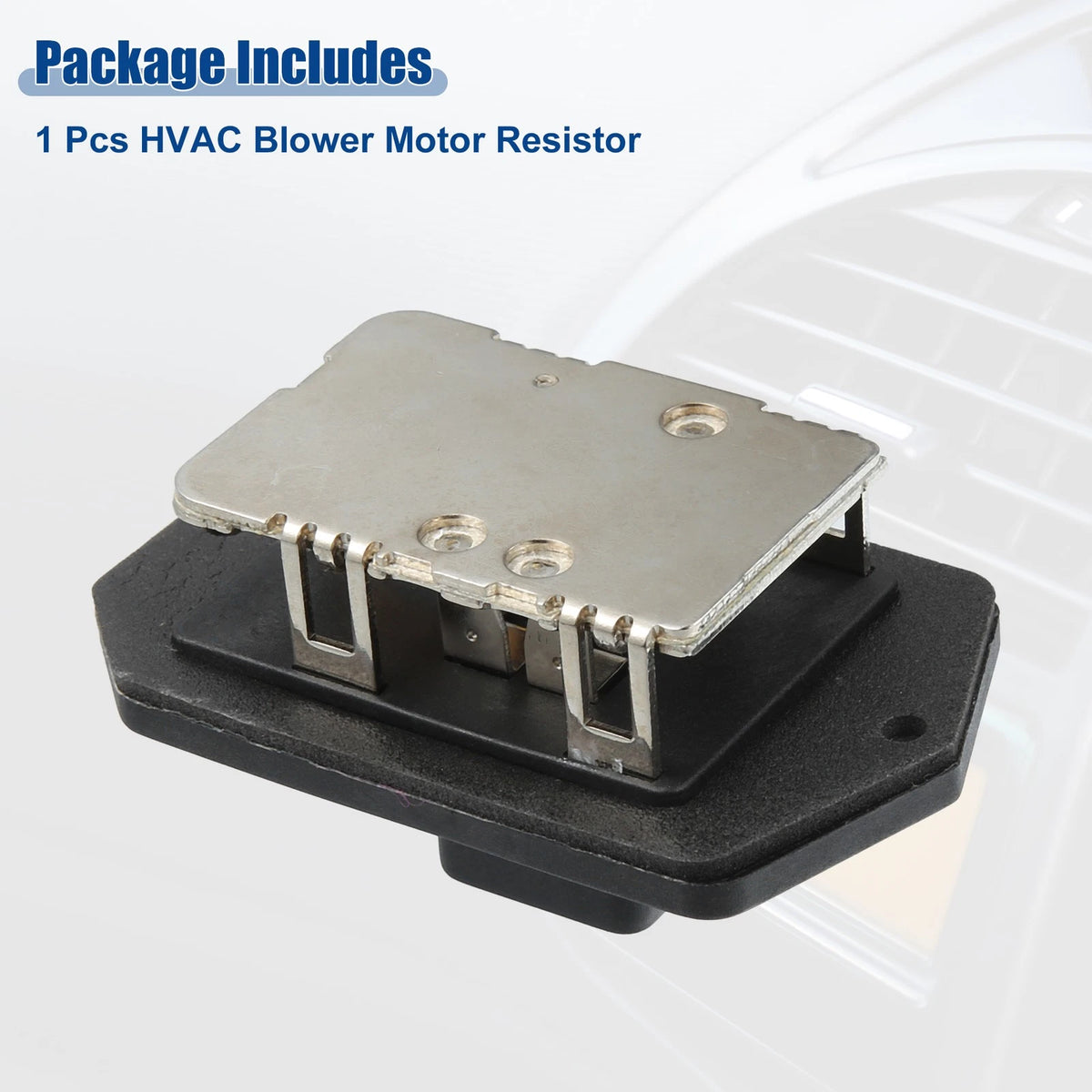 HVAC Blower Motor Resistor for Toyota FJ (2007-2014) - Black Silver Tone