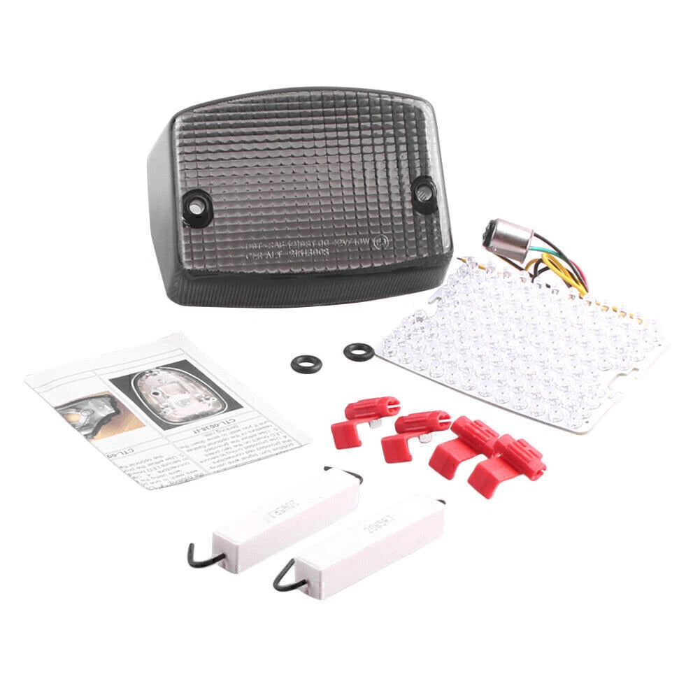 Smoke Integrated LED Tail Light Turn Signals for KAWASAKI VULCAN 750 (86-03)