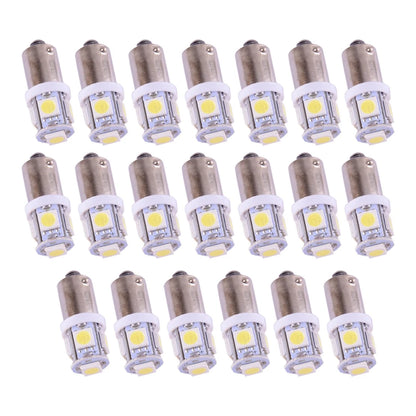 20 x LED Dash Gauge Bulbs White BA9S-5SMD-5050 for Car (Various Years)
