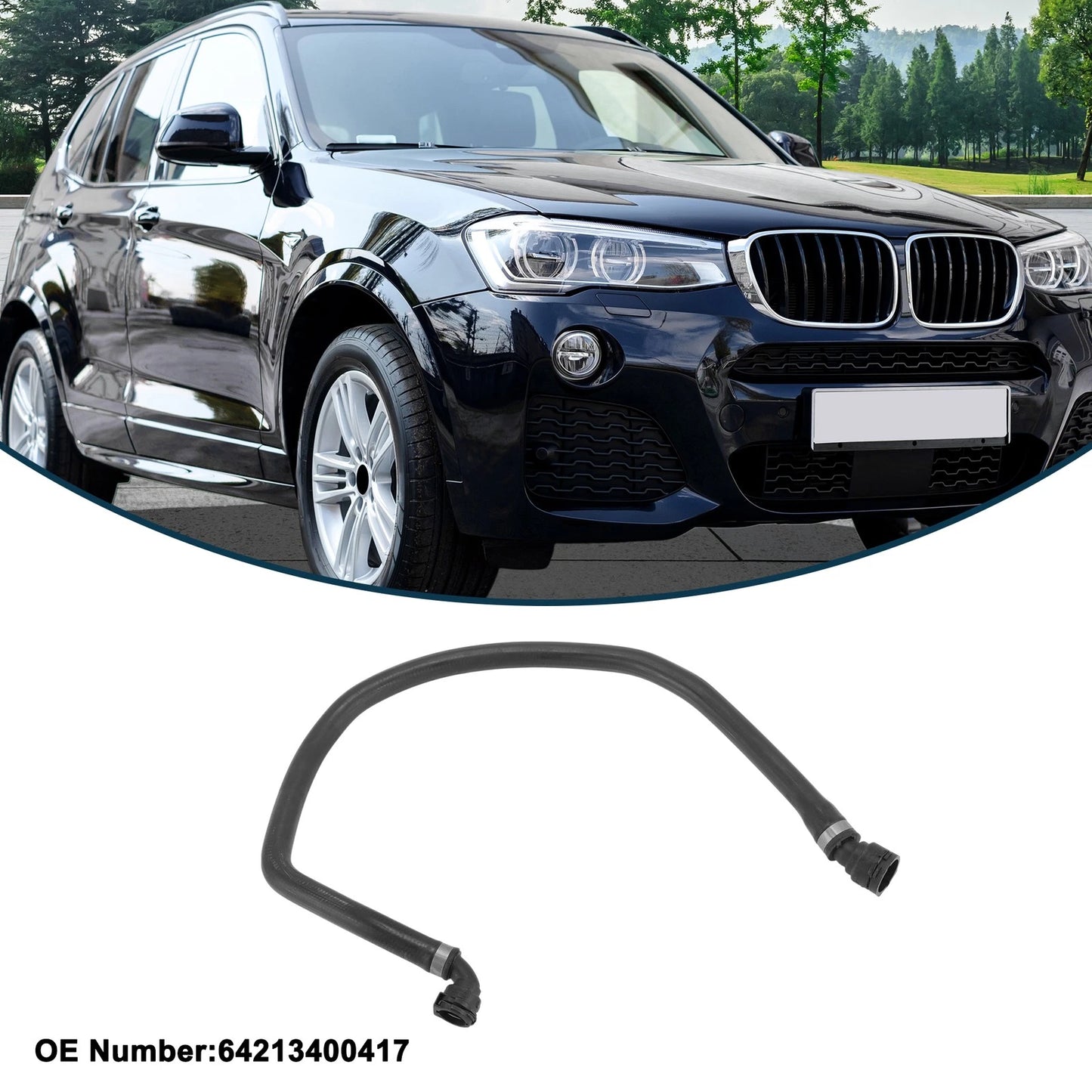 Radiator Hose Rubber Coolant Hose for BMW X3 (2006-2006)