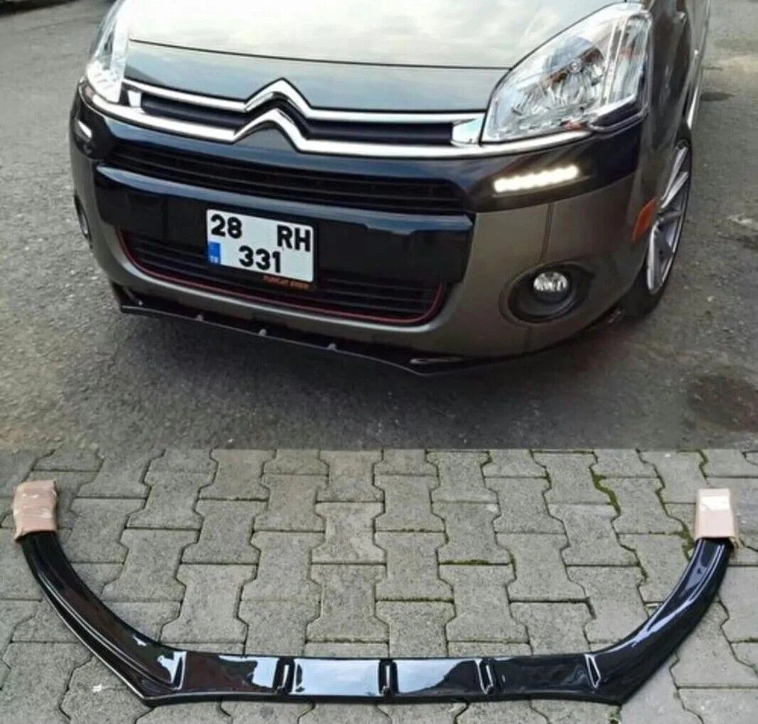 Front Bumper Lip Splitter Spoiler for Citroen Berlingo (2008-2018)