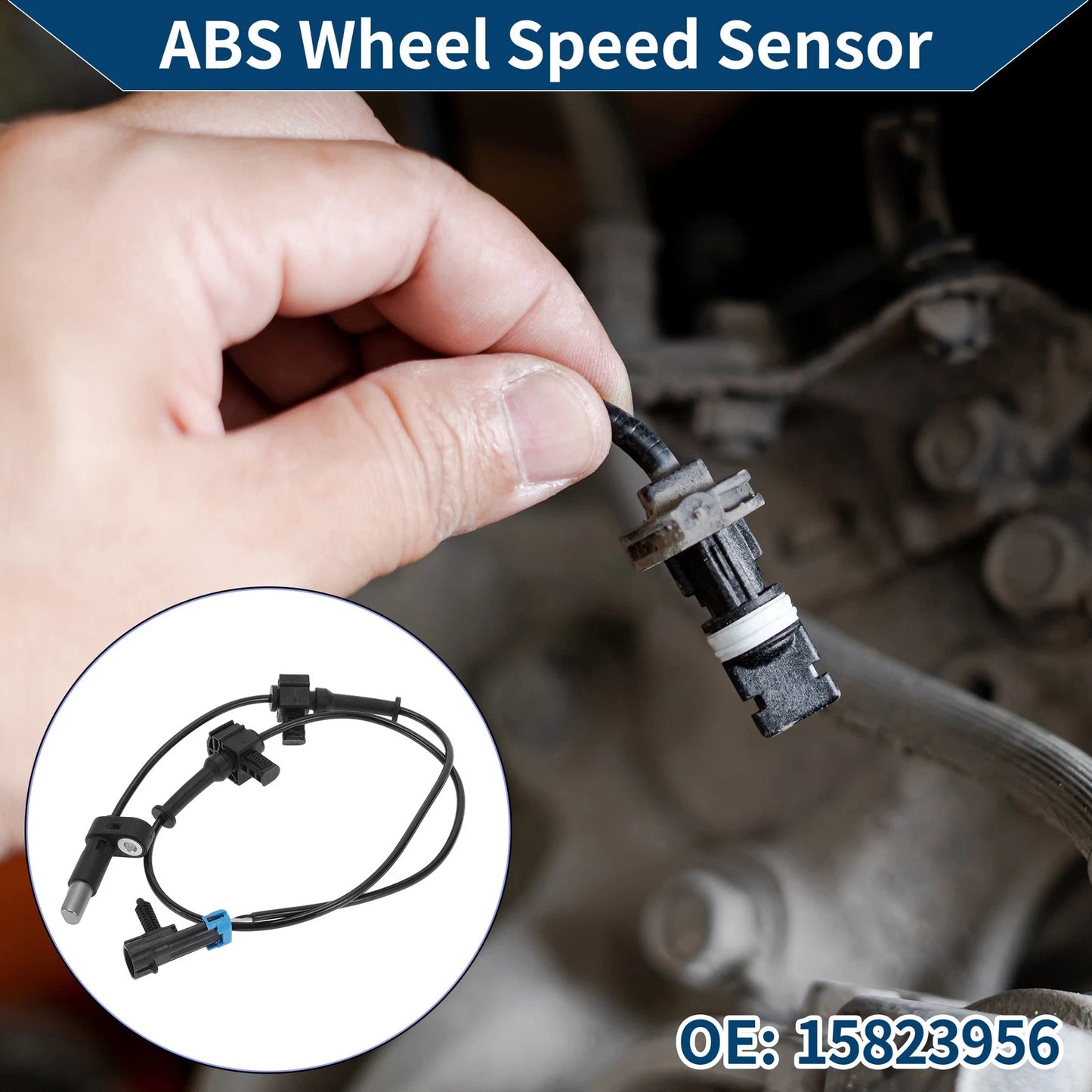 ABS Wheel Speed Sensor for Chevrolet Suburban 2500 Rear