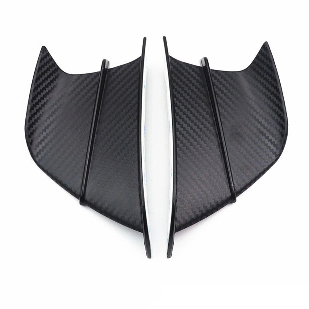 Carbon Fiber Side Winglets Air Deflector Wing Kit/Spoiler for Motorcycle