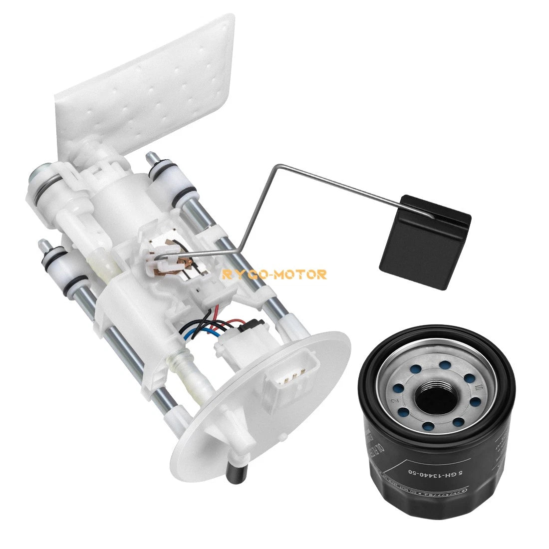 Fuel Pump Assembly & Oil Filter for Yamaha Grizzly 550/700 YFM550 YFM700 4x4