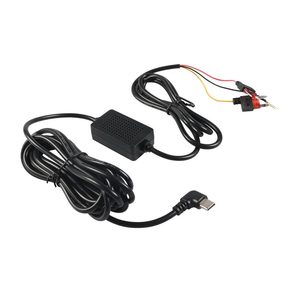 Universal Type C Hardwire Kit Fuse 12/24V to 5V for Car DVR