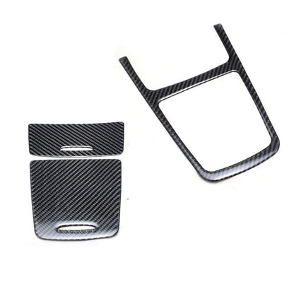 Car Real Carbon Center Console Cover Trim For Benz CLA GLA Class W117 2014-18