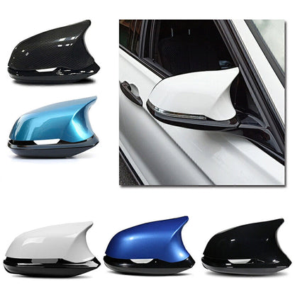 1 Pair Side Mirror Cover Caps for BMW F20 F22 F30 X1 (2012-2019)