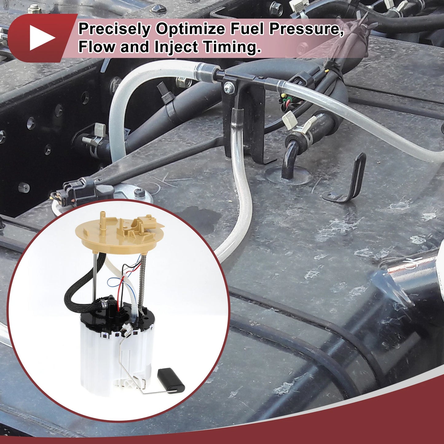 Electric Fuel Pump Assembly for Chevrolet Cruze Diesel 2.0L (2014-2015)