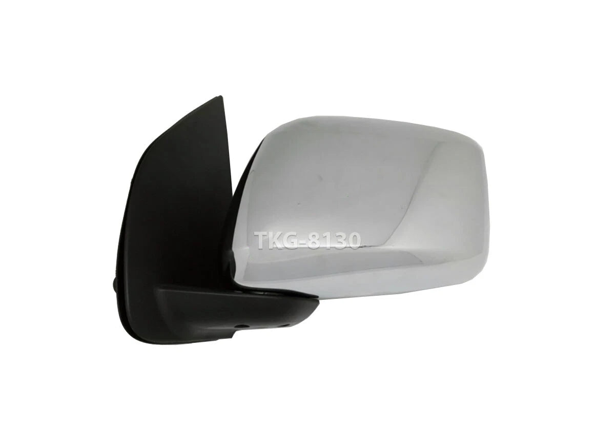 LH Chrome Side Mirror 3 Wires for Nissan Frontier Navara D40 (2005-2014)