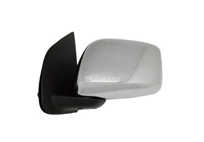 LH Chrome Side Mirror 3 Wires for Nissan Frontier Navara D40 (2005-2014)