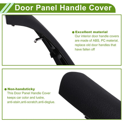 Door Handle Trim Cover for BMW X1 F48 2016-2022 () Black