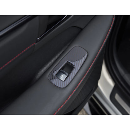 4 x Stainless Steel Window Switch Panel Covers for Hyundai Sonata (2020-2021)