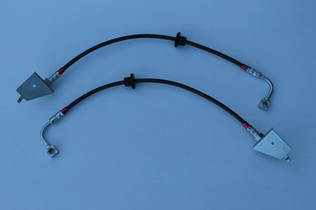 Braided Rear Brake Hose Set for BA Falcon Sedan (2002-2003)