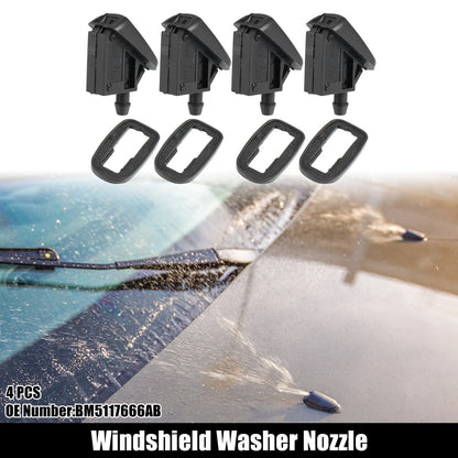 4pcs Windshield Washer Nozzles for Ford Focus MK2 (2004-2011)