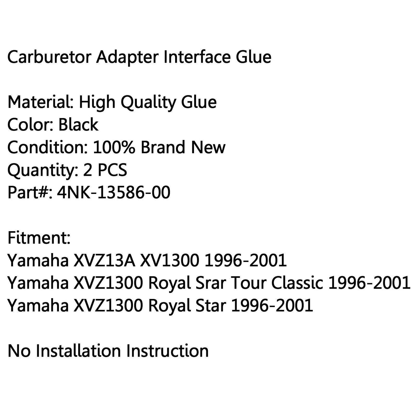 Intake Manifold for Yamaha XVZ13A XV1300 XVZ1300 (2001)