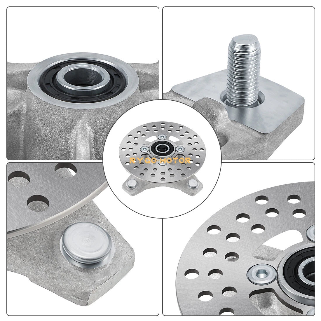 2 x Front Hub Rotor Kit for Yamaha Raptor 660R 700 700R YFM660R YFM700/R