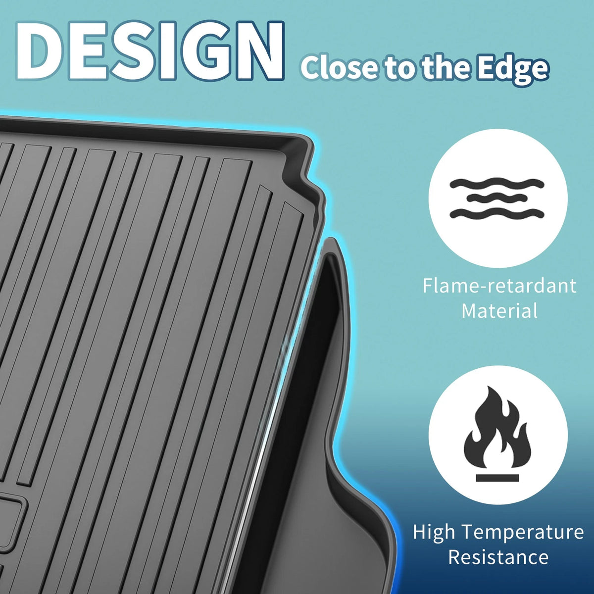 Flat Face Cargo Liner Rear Trunk Mat for Toyota Corolla (2022-2024) 1 Pc