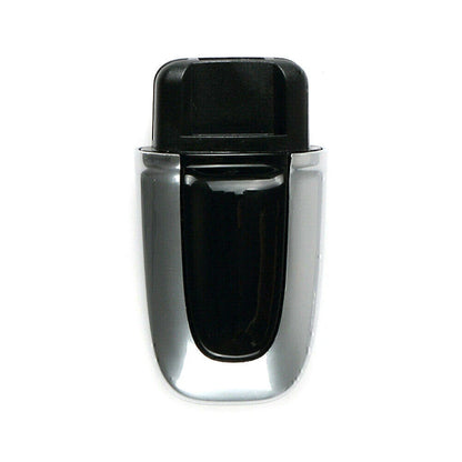 Silver ABS One Button Start Key Cover Case for Macan (2015-2023)