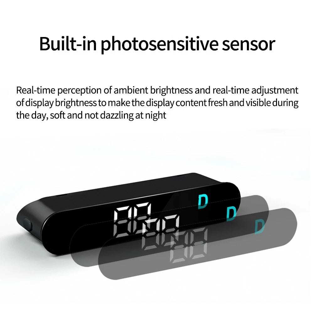 HUD Head-Up Display for Tesla Model 3/Y Electronic Speedometer Signal Gear