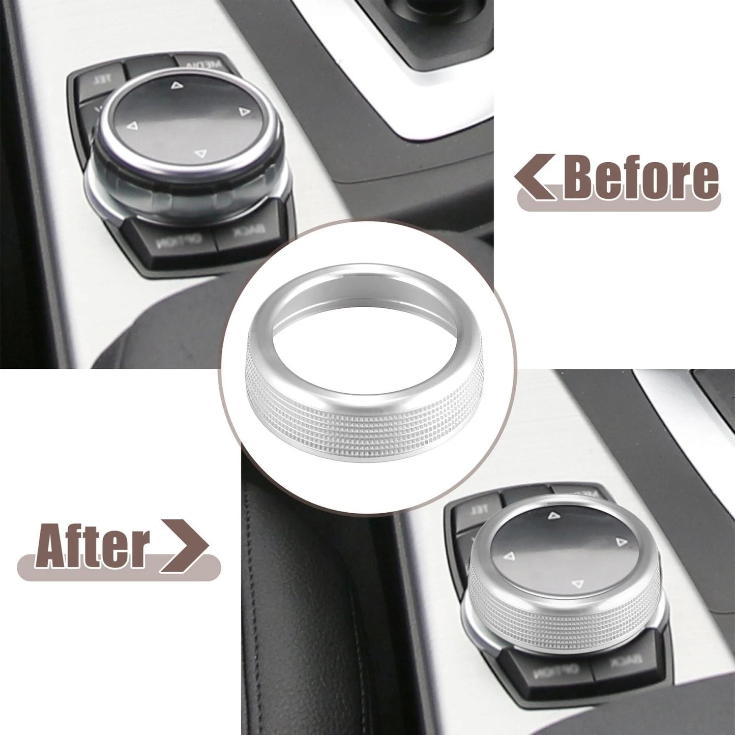 Knob Cover Ring for BMW 1 2 3 4 5 6 7 Series X3 X4 X5 X6 (2000-2023)