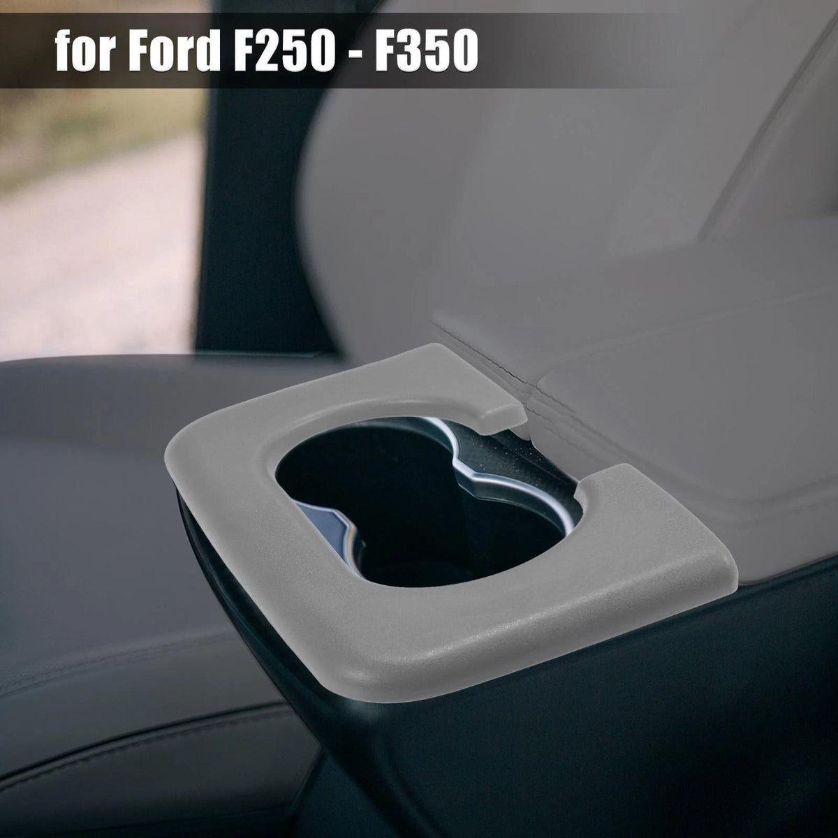 Center Console Cup Holder Armrest Pad for Ford F250 F350 (1999-2010)