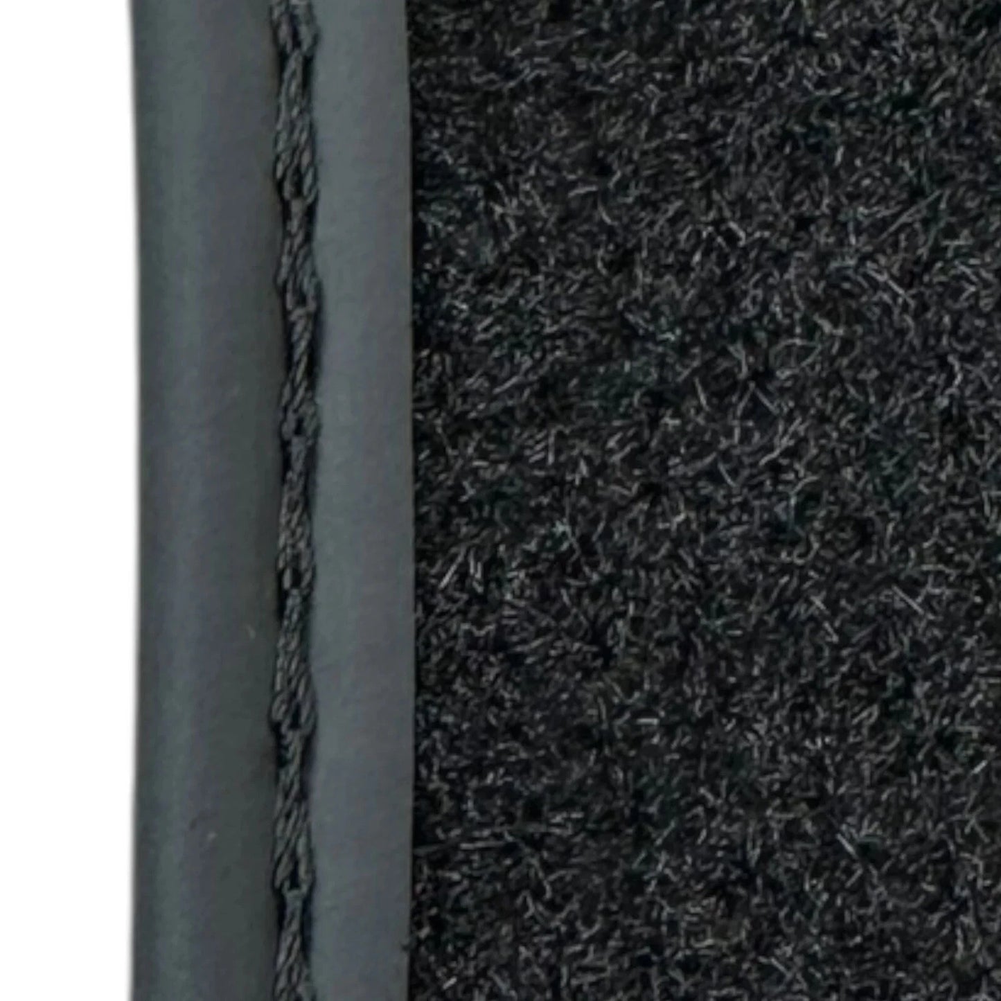 Black Floor Mats for Rolls Royce Wraith (2013-2023) - Leather by AutoWin