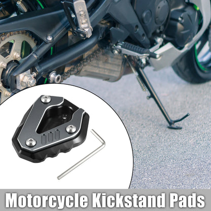Kickstand Pad Aluminum Alloy Titanium Tone for BMW S1000RR
