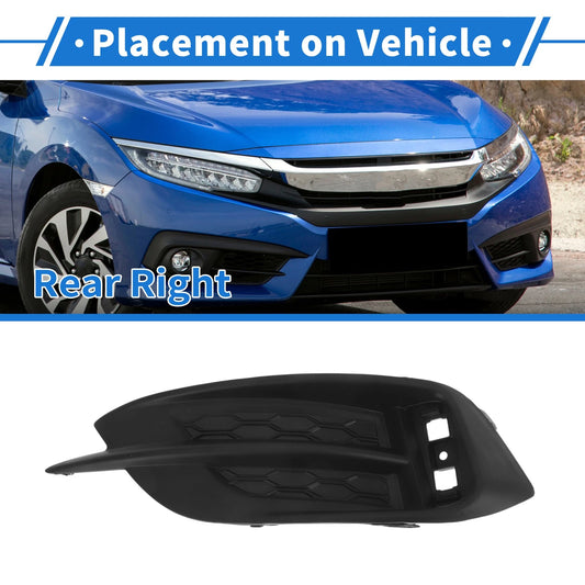 Rear Right Fog Light Grill for Honda Civic (2016-2021)