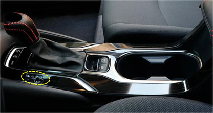 Gear Shift Water Cup Frame Steel Black Cover Trim for Toyota Corolla (2020-2024)