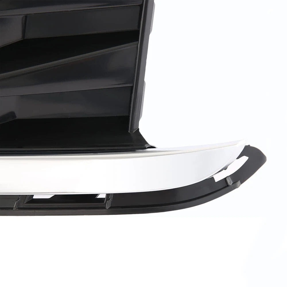 Front Fog Light Cover for 2017-2022 Cadillac XT5 Black Plastic Left Side