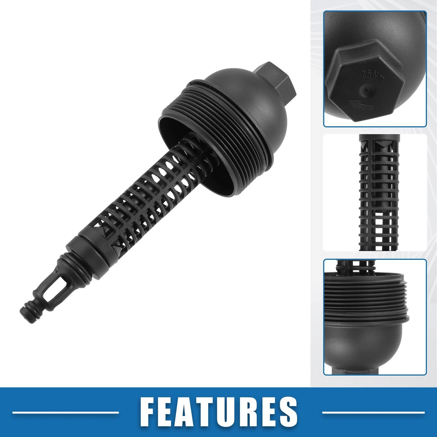 Engine Oil Filter Housing Cover for BMW 335d E90 (2009-2011)