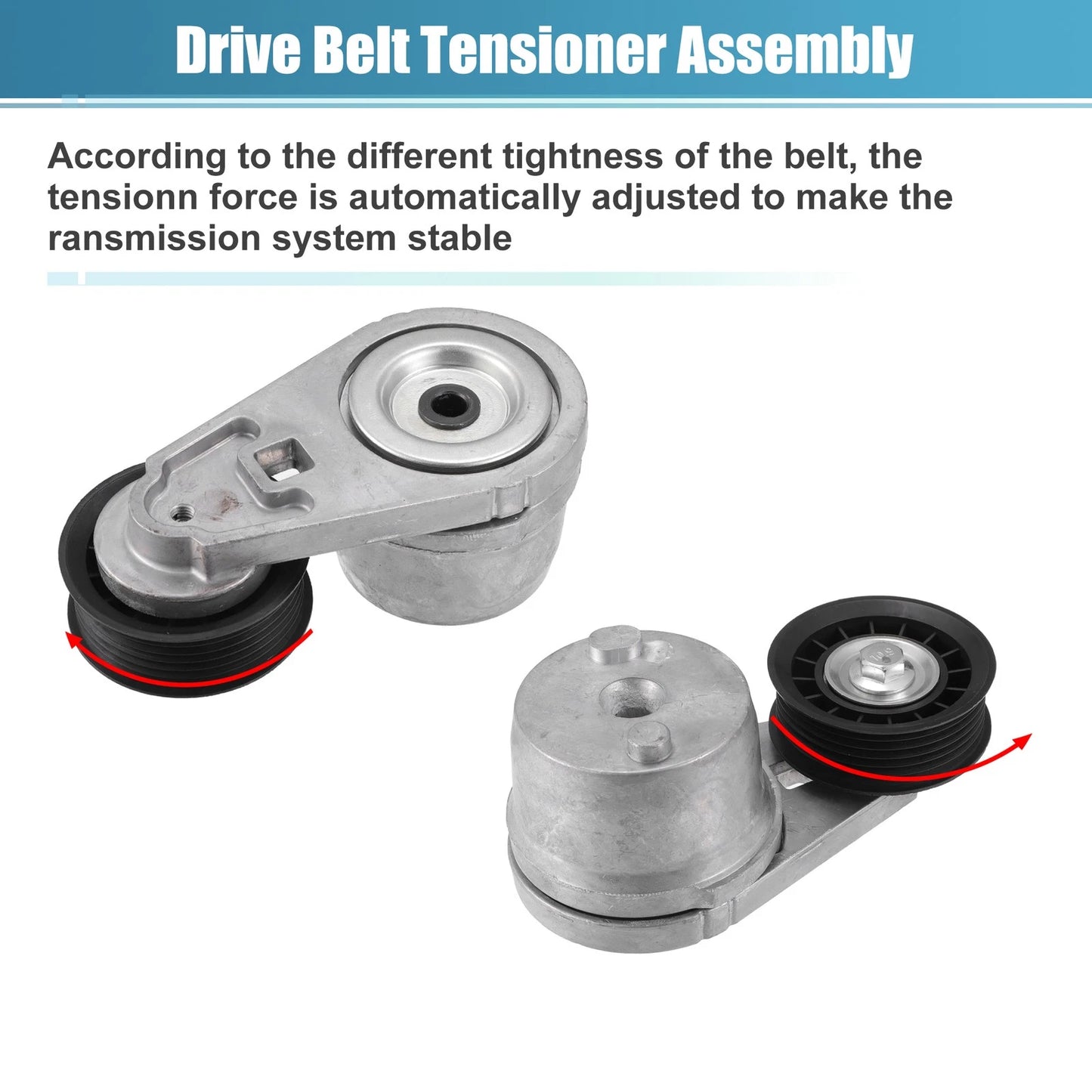 Belt Tensioner Pulley Assembly for Chevrolet Express 2500 (2006-2016)