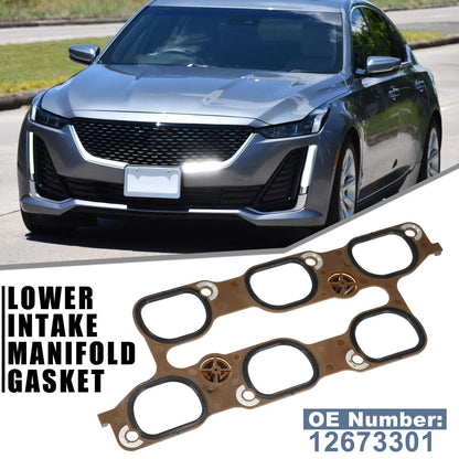 Lower Intake Manifold Gasket for Chevrolet Cadillac Buick