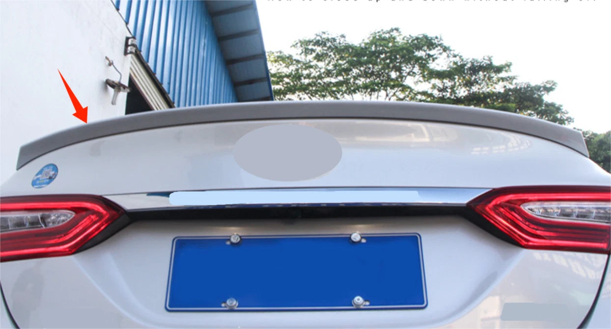 Rear C Style Spoiler Wing for 2018-2024 Toyota Camry Sedan Pearl White (2018-2024)