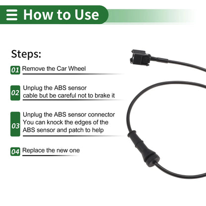 ABS Wheel Speed Sensor for Nissan Juke (2011-2017) Rear Left