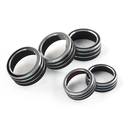 Control Switch Knob Cover Trim for Honda Accord 10th Gen (2018-2022) Black