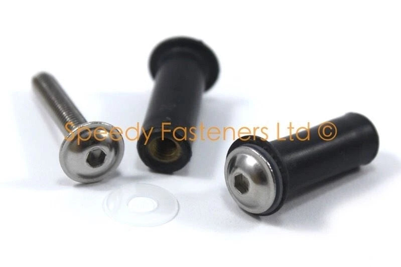 6x Viento parabrisas Escudo Goma Well Tuercas Tornillos for Suzuki