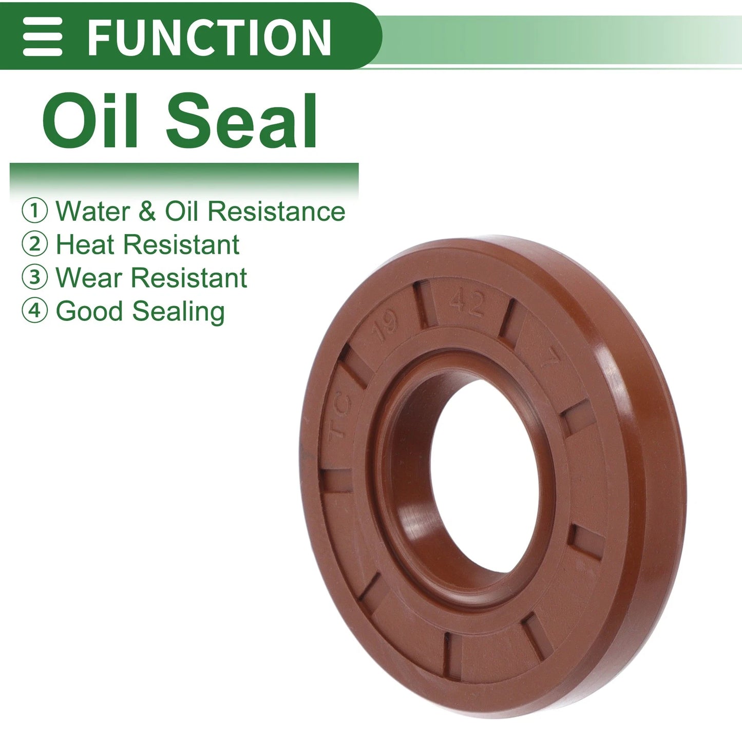 Oil Seal 19x42x7mm 5 Pcs Rotary Shaft Seal