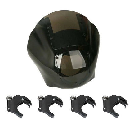 Quarter Fairing Windshield 49mm Clamps for Harley Dyna Sportster XL1200X