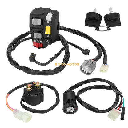 Handlebar Key Starter Relay Switch Kit for Honda Recon TRX250TE (2007–2020)