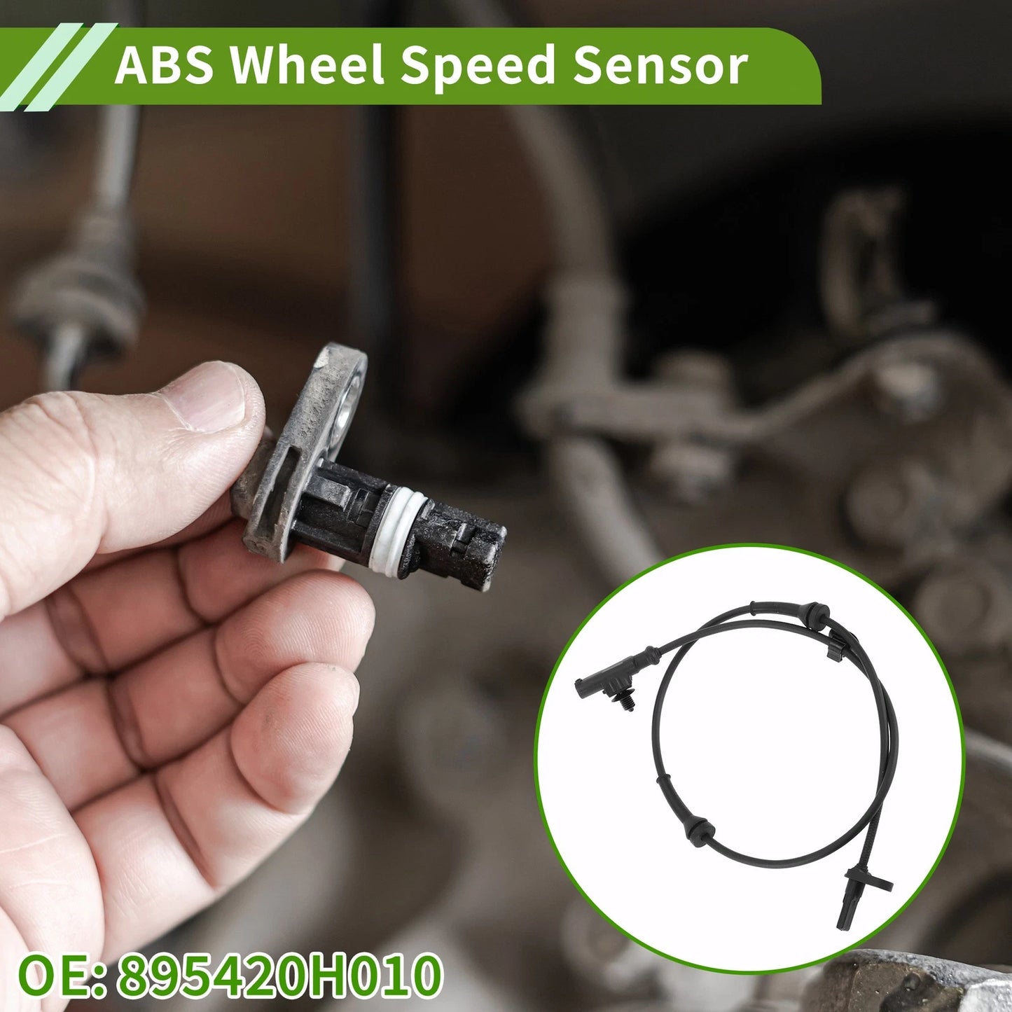 ABS Wheel Speed Sensor 1 Pc for Toyota Aygo