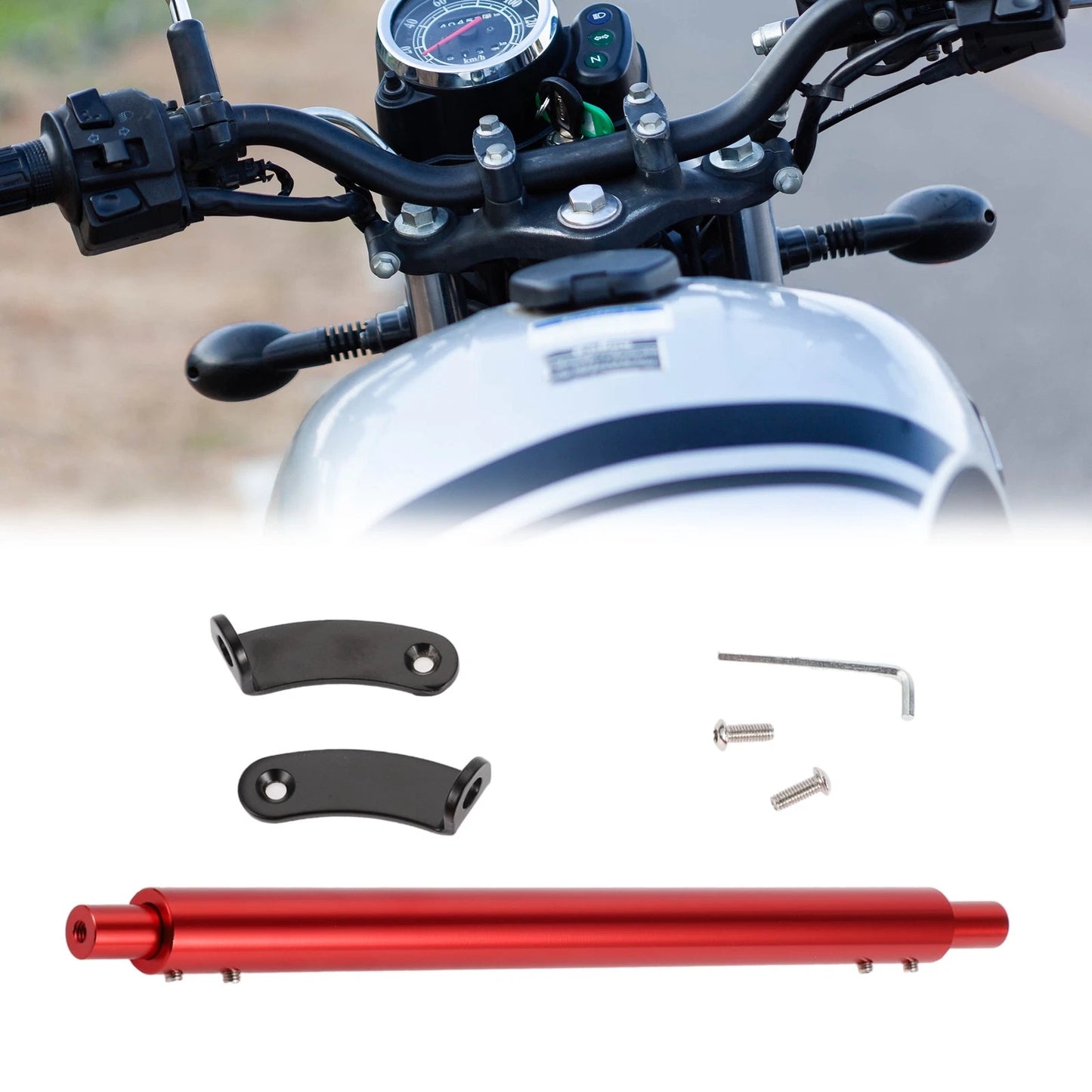 Cross Bar Handlebars 1 x Set for Motorcycle Motor Bike