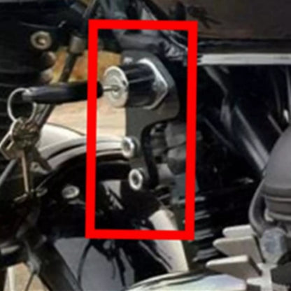 Ignition Key Relocation Bracket Gold for Triumph Bonneville Scrambler T100 (2001-2015)