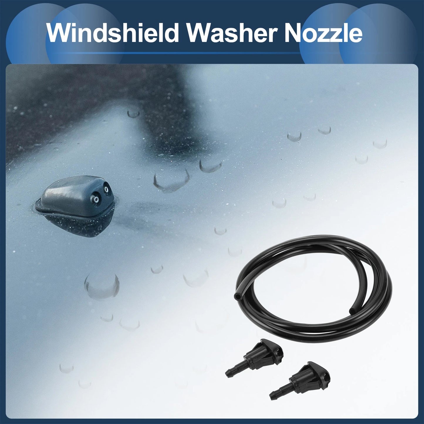 Windshield Washer Nozzle With Fluid Hose for Toyota (2005–2010)