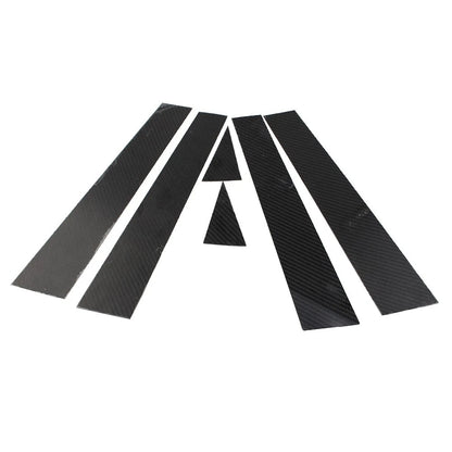 6 x Exterior Door Window B Pillar Post Cover Trim for Audi A3 (2014-2018)