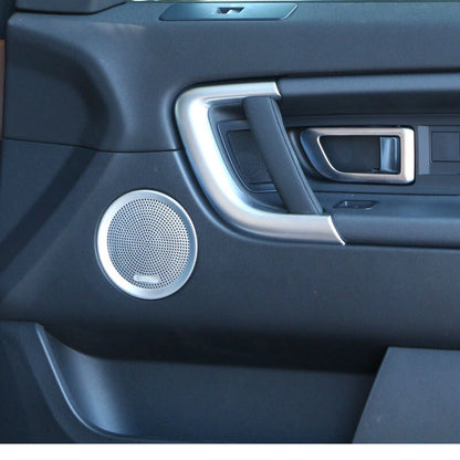4pcs Aluminum Door Speaker Grill Cover Trim For Land Rover Discovery Sport 2015+